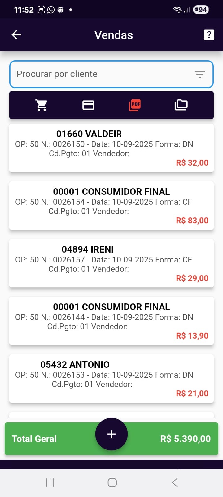 Facile APP - Gestão de Clientes