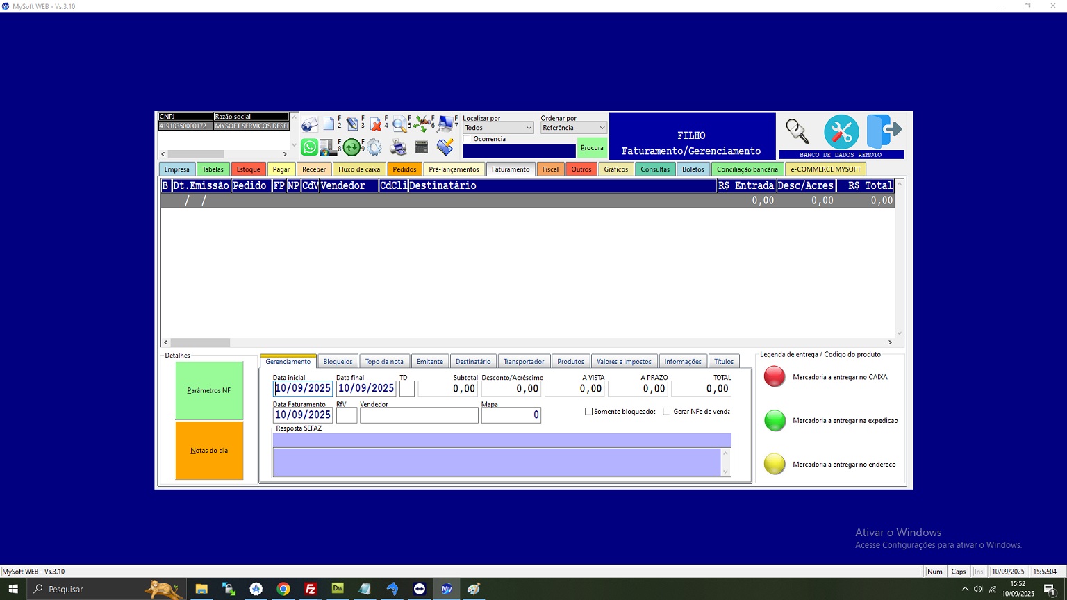 MySoft ERP - Geração de Boletos