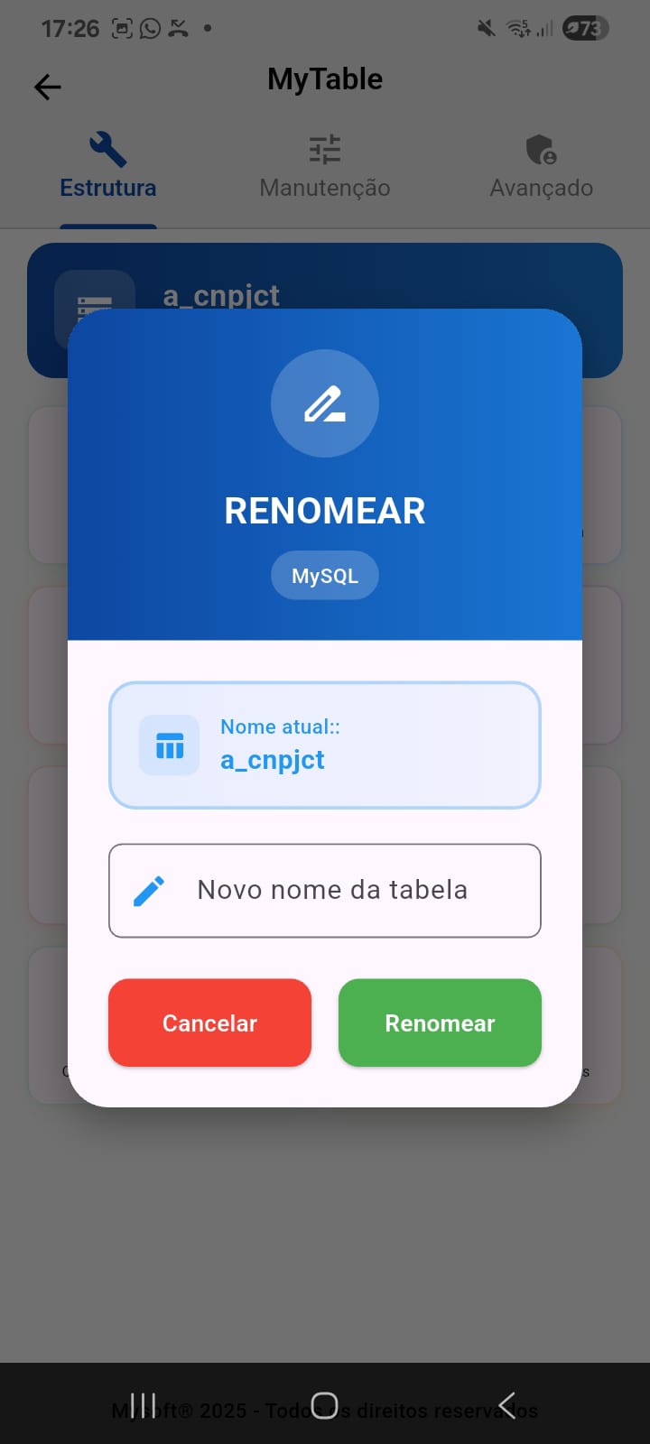 MyTable - Performance Monitor